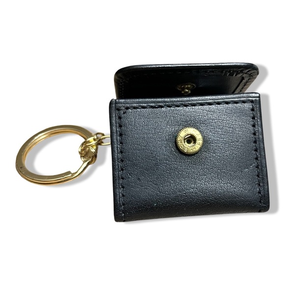 Very Rare HTF Vintage Coach Signature Photo Key Fob Bag Charm | Black | No. 5806 - Picture 8 of 16